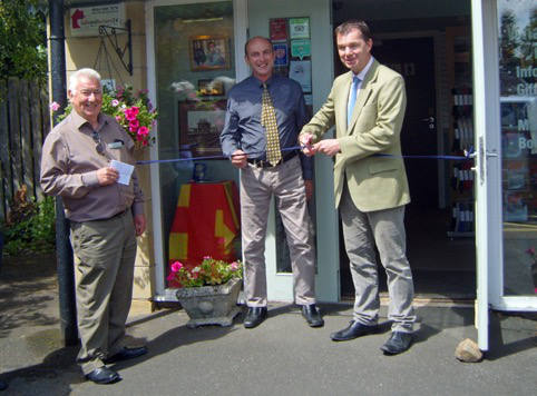 Guy Opperman MP cutting the ribbon on our 25th Anniversary